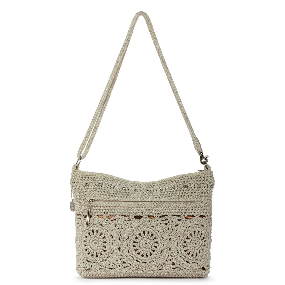 9629 Purse - Hand Crochet Handbag for Everyday & Travel, 3-in-1 Small